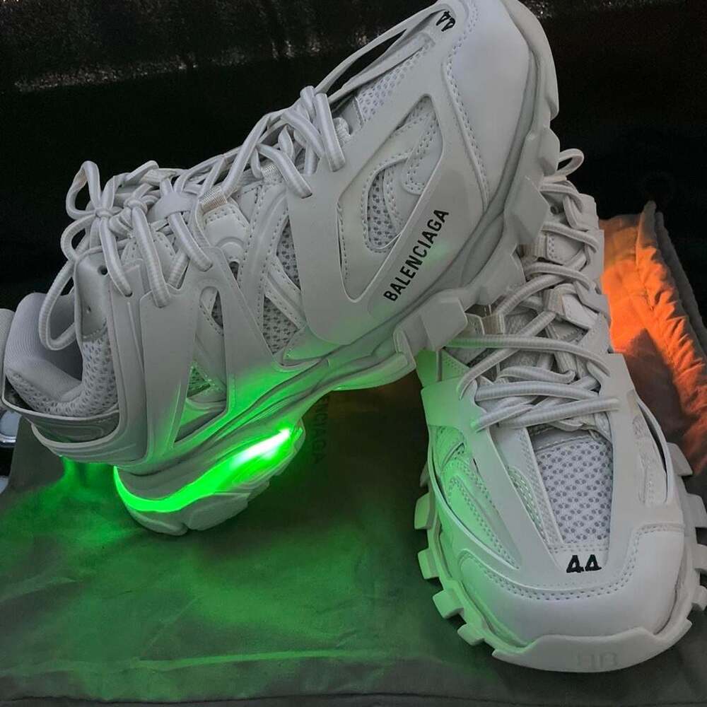 Balenciaga Track LED Sneakers in White